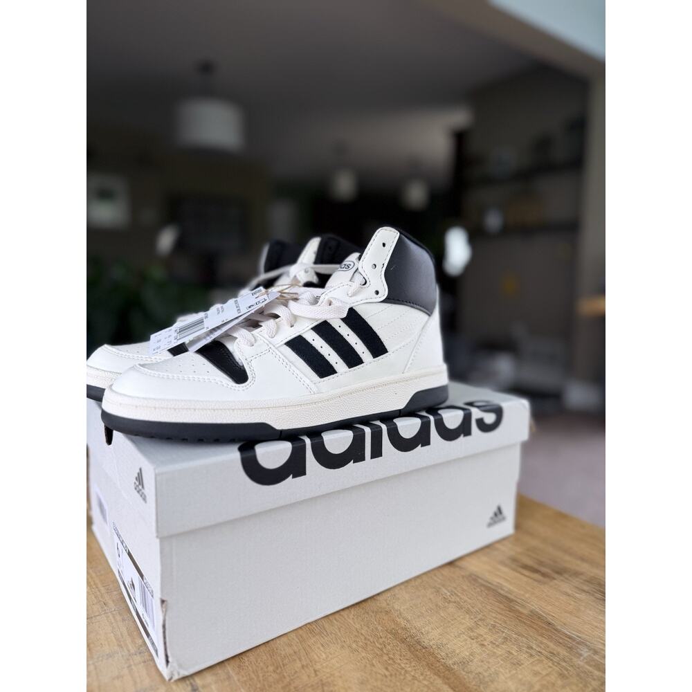 Adidas Break Start Mid IH7880 Cloud White Black Women's 6 NIB